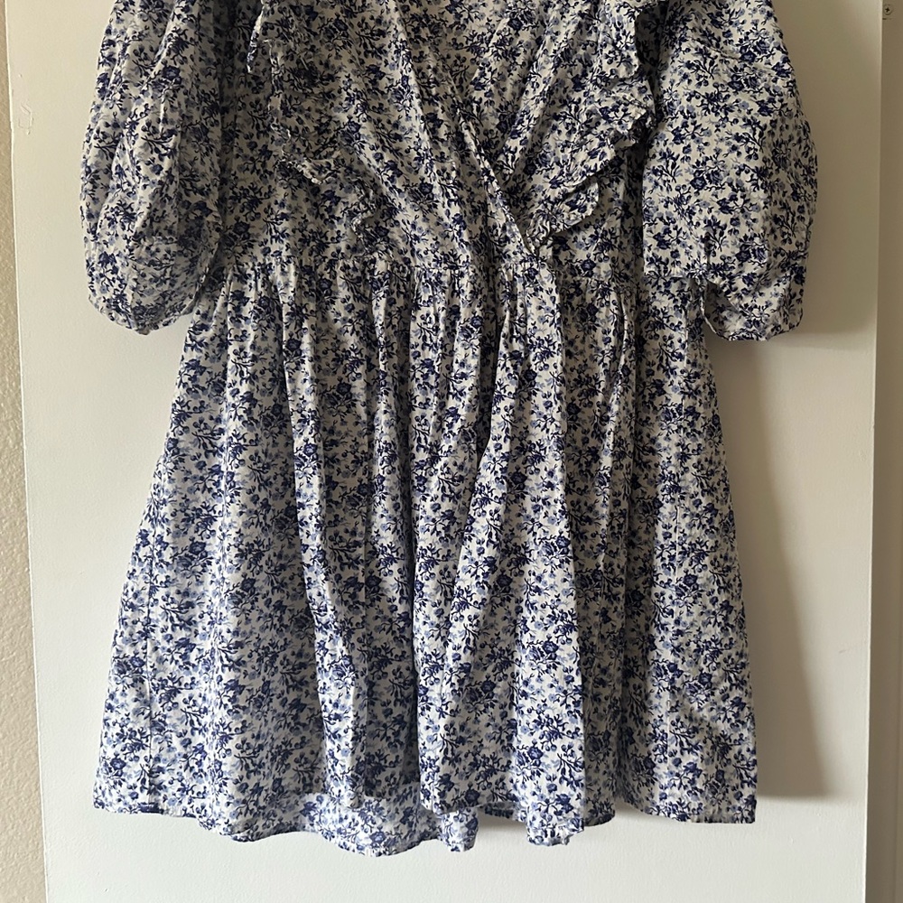 H&M Blue Floral Dress - Picture 4 of 8